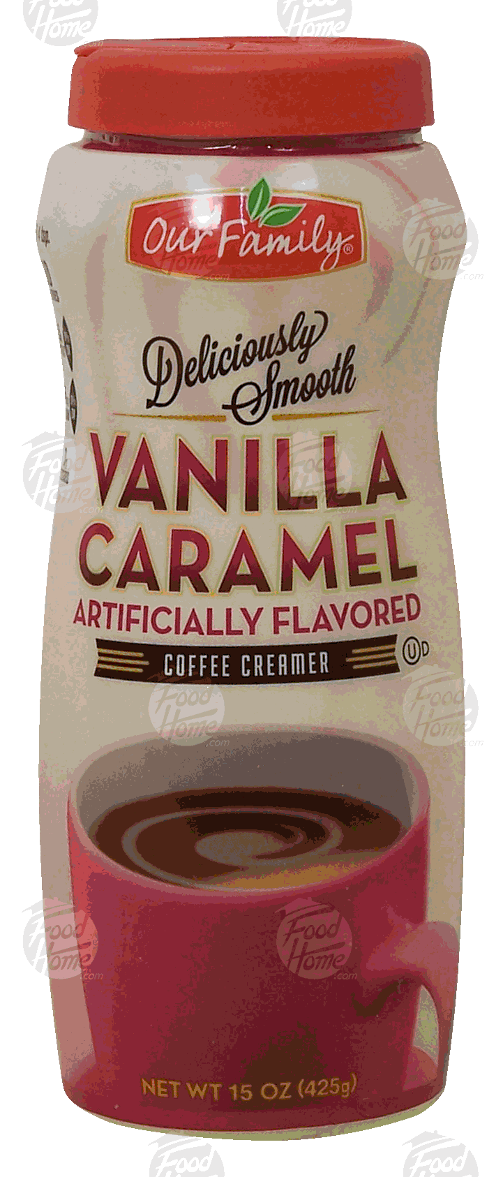 Our Family Deliciously Smooth vanilla caramel flavor powder coffee creamer Full-Size Picture